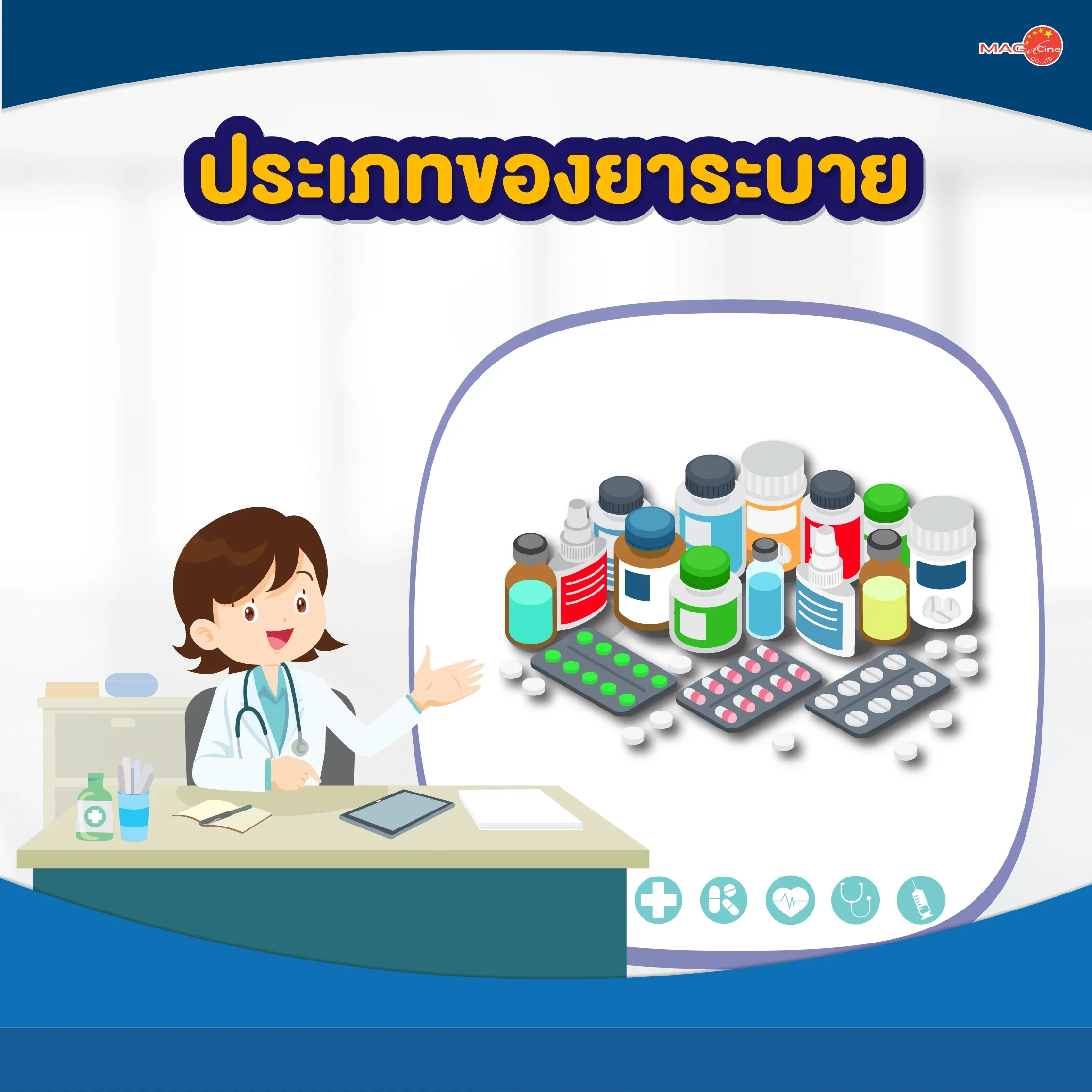 ชุดตรวจสารเสพติด ที่ตรวจสารเสพติด ชนิดจุ่ม ชนิดหยด เครื่องมือทางการแพทย์ 105 ประเภทของยาระบาย